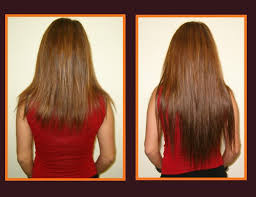 Cheveux avant/après ajout d'extension